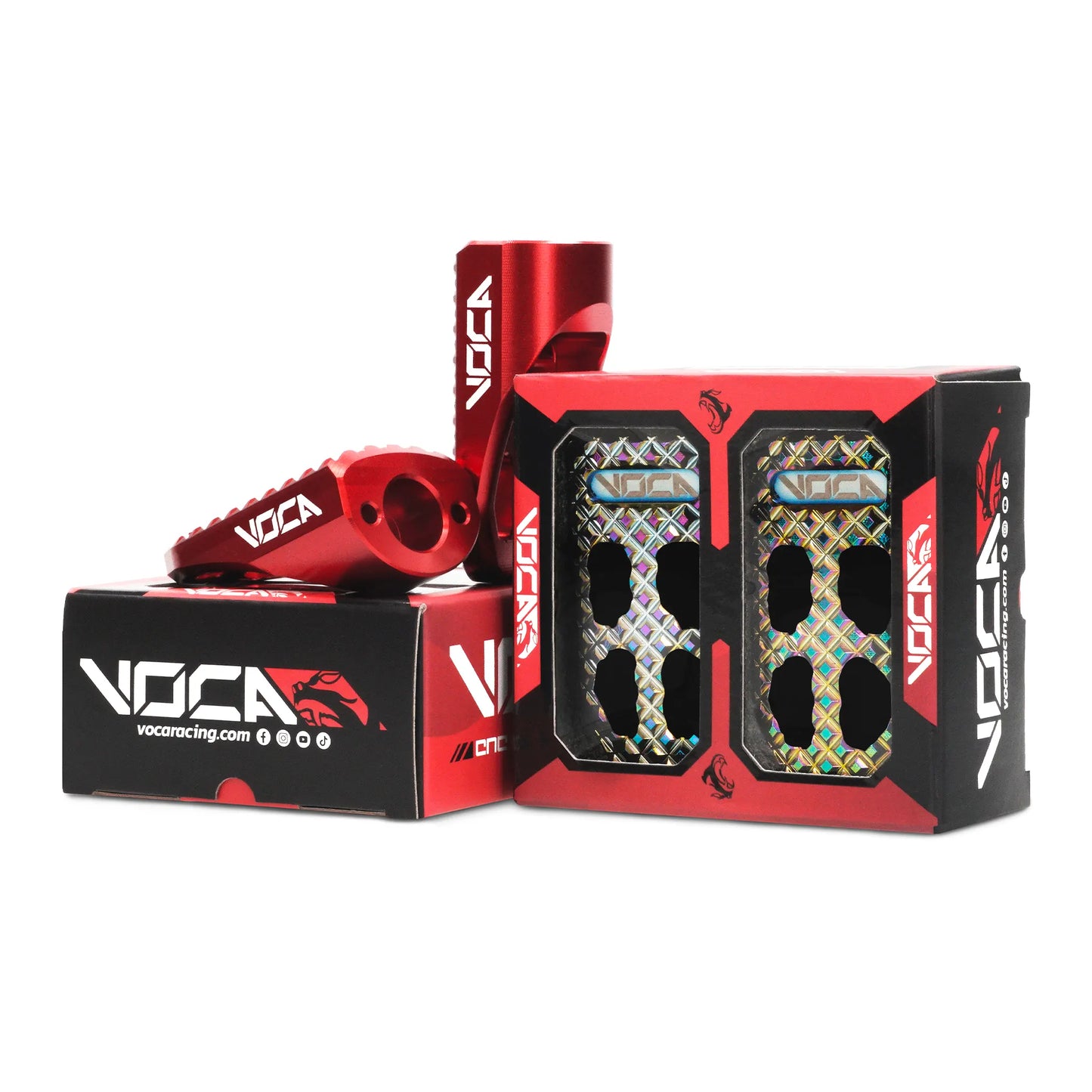 Estriberas piloto CNC VOCA Racing