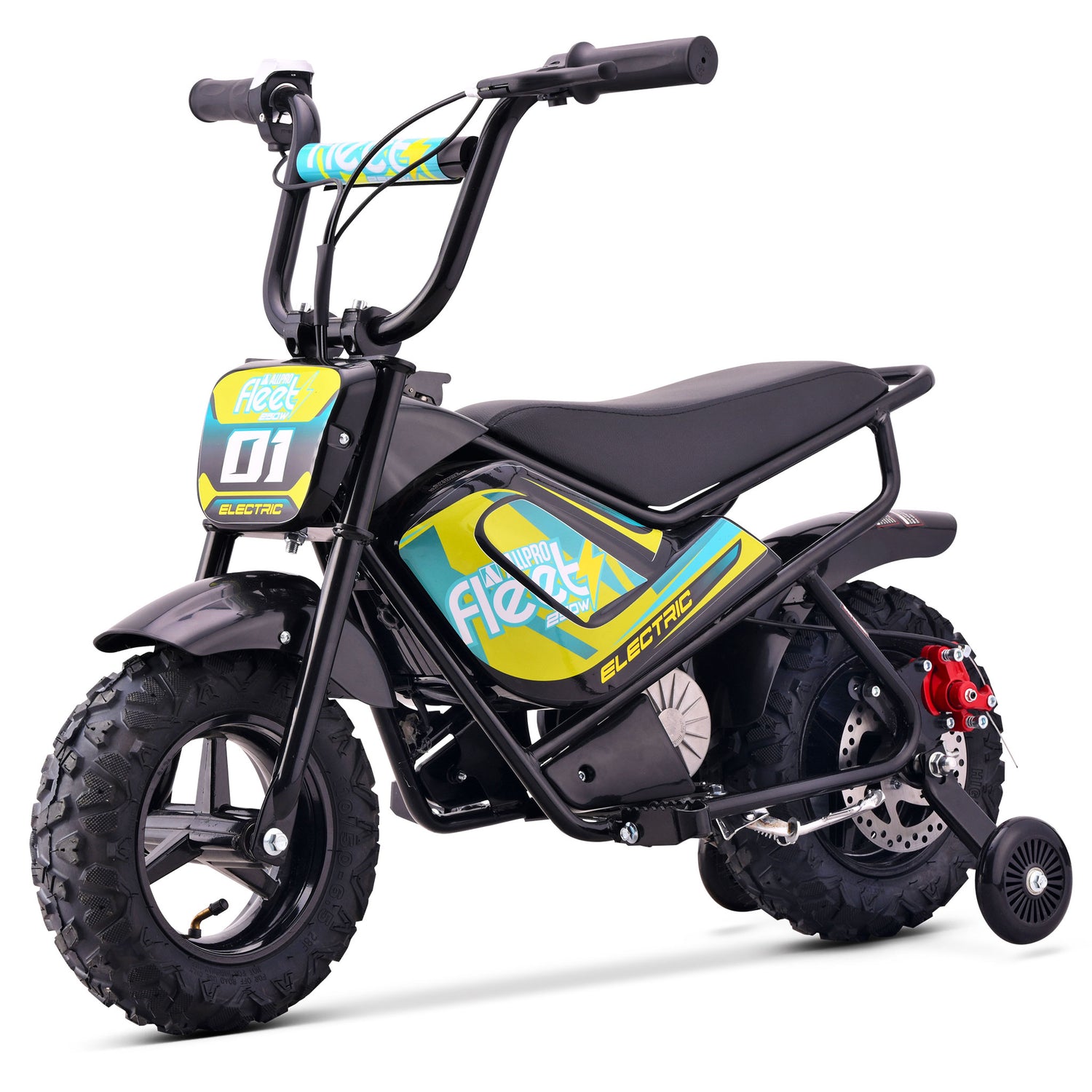 Mini Moto eléctrica FLT-E 250W-24V 110/50-6.50 Max 20 Km/h AllPro Azul