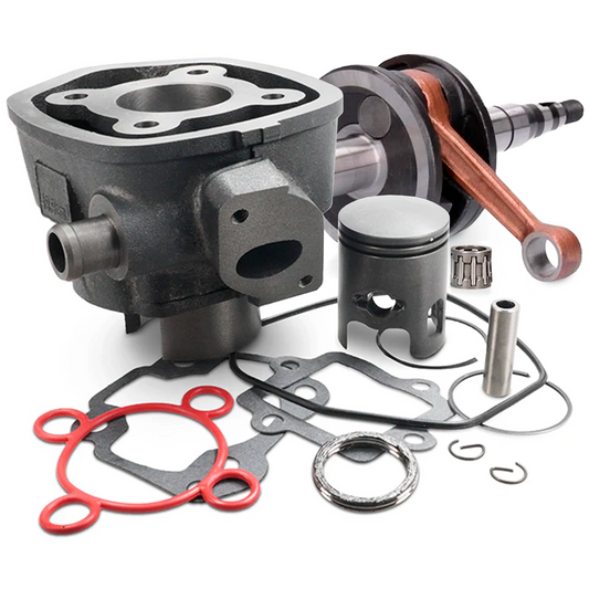 Kit cilindro e cambota Allpro Minarelli horizontal LC 50cc 