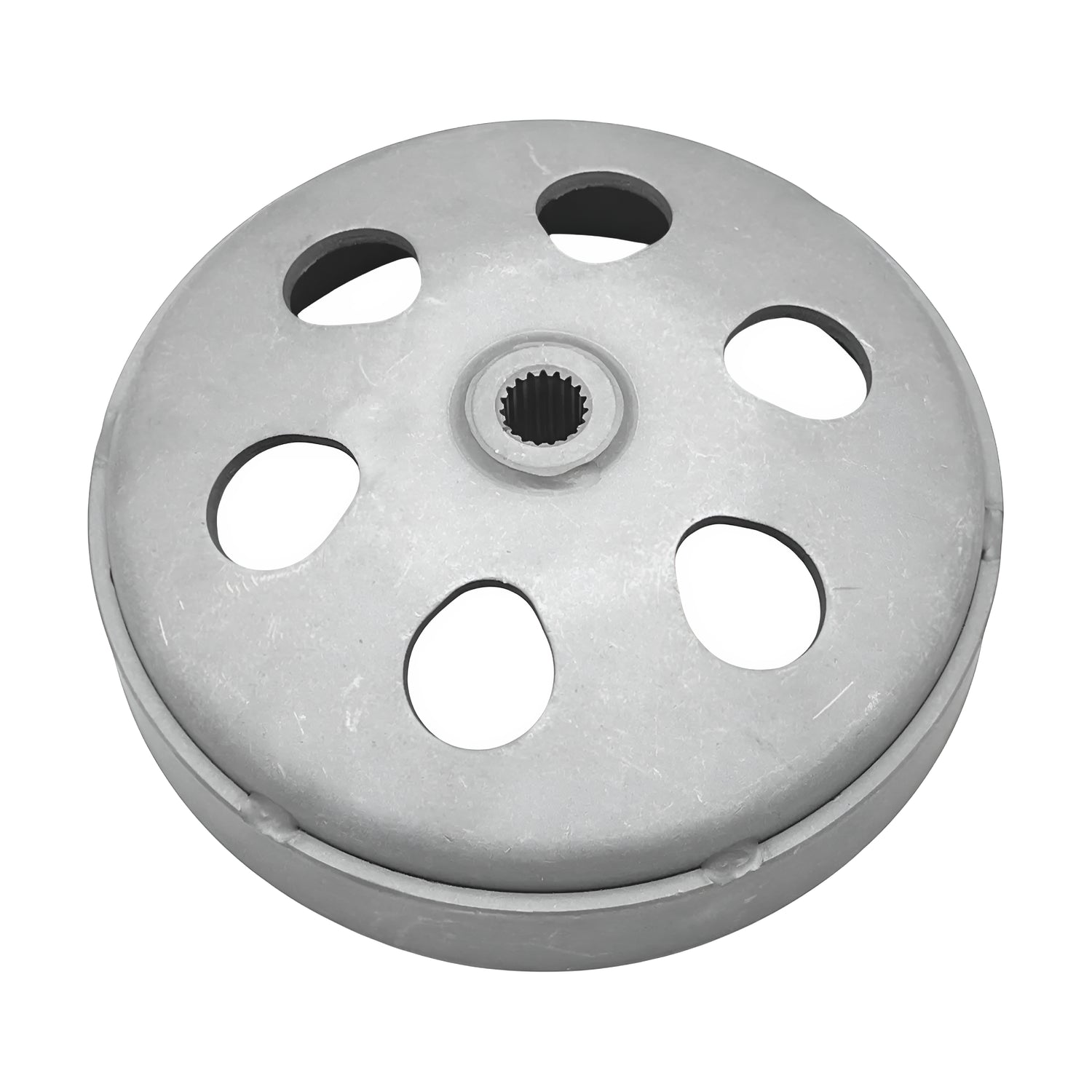 Campana de embrague AllPro para Honda SH, ADV y Forza 350 Euro 5, diámetro 150 mm tipo original. Precisa, resistente y fácil de instalar.