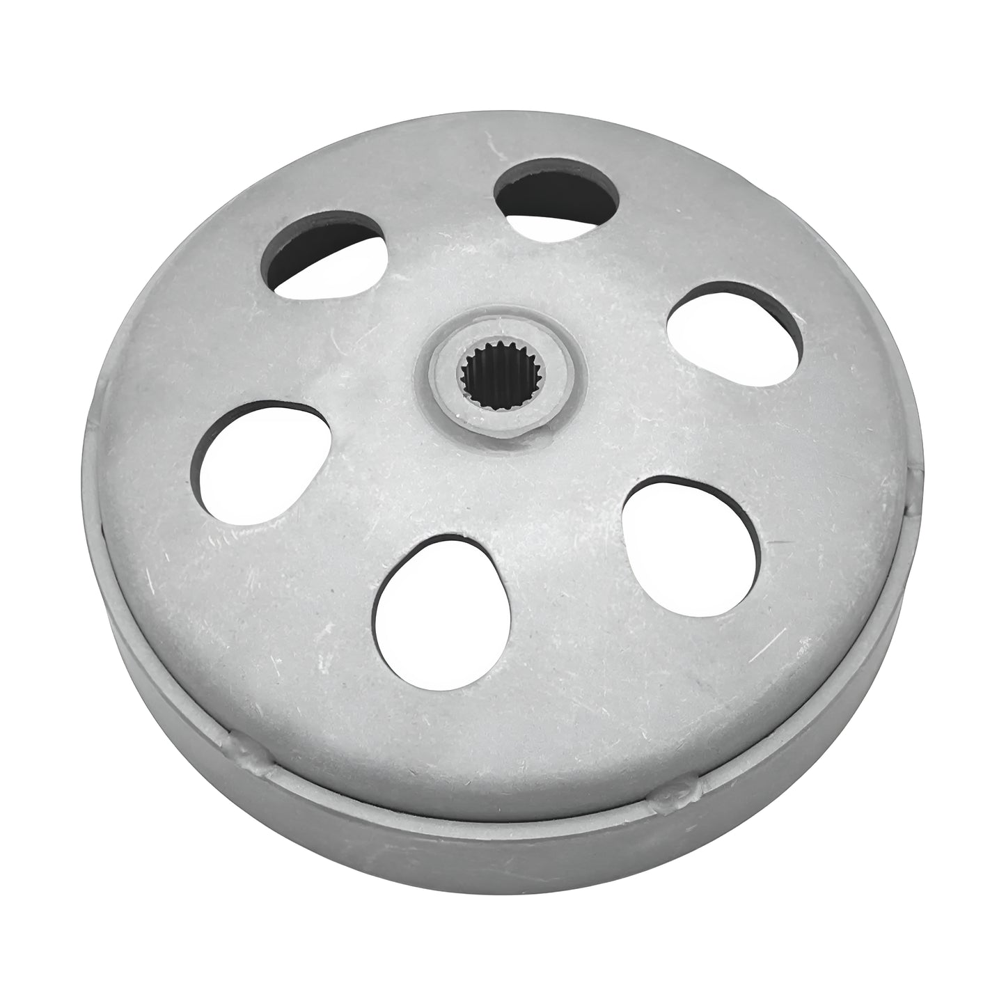 Campana de embrague AllPro para Honda SH, ADV y Forza 350 Euro 5, diámetro 150 mm tipo original. Precisa, resistente y fácil de instalar.