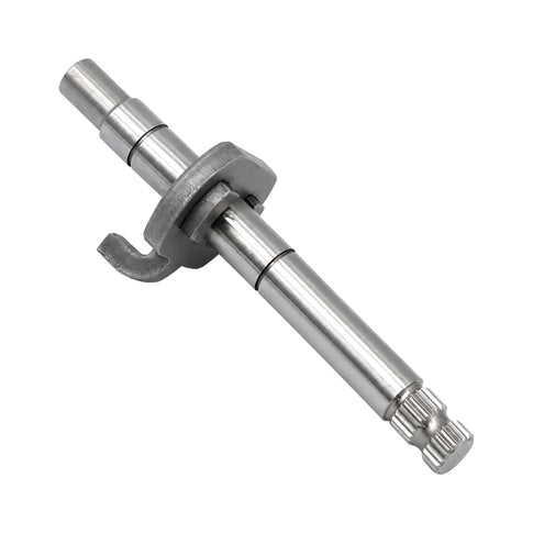 Eje selector del cambio AllPro compatible con Minarelli AM6 con estriado para pedal de cambio, recambio de transmisión.