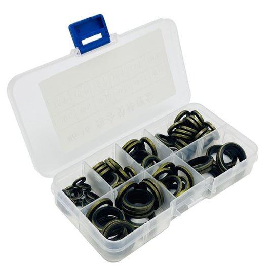 Sortido de anilhas engomadas M6-M16 AllPro - 85 unidades