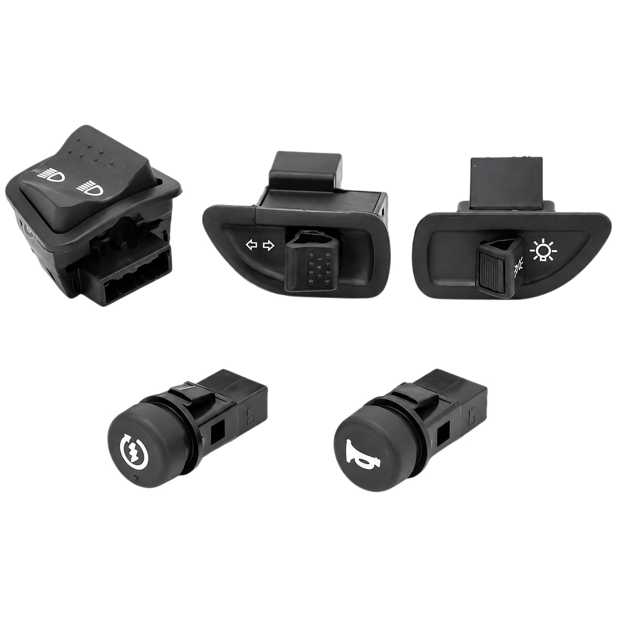 Kit de 5 conmutadores e interruptores AllPro compatibles con Piaggio Zip