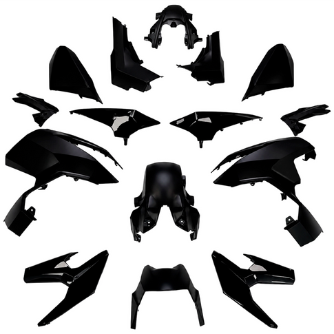 Fairing kit Honda ADV 350 22-24 14 pieces Pearl Nightstar Black AllPro