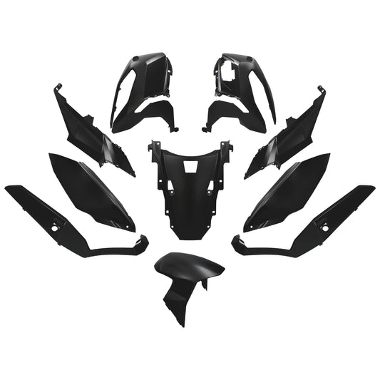 Kit carenados Honda XADV 750 21-23 10 piezas Negro mate metalizado AllPro