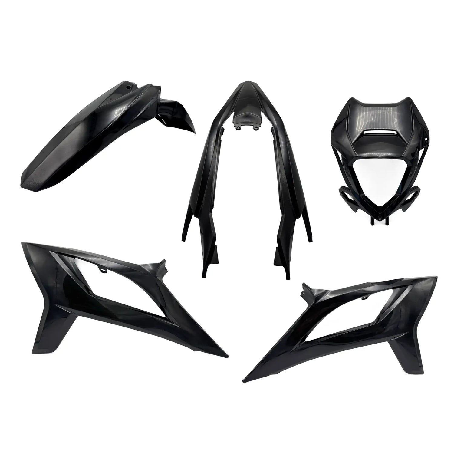 Kit de carenado Beta RR 50 >2021 blanco brillante 5 piezas Allpro