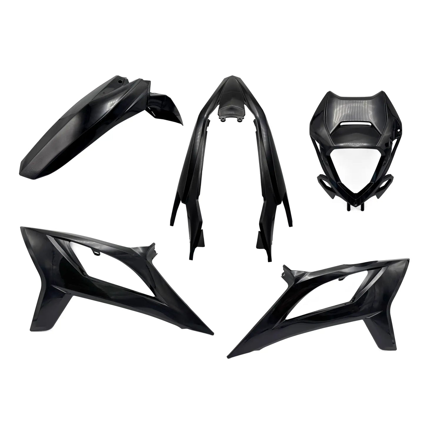 Kit de carenado Beta RR 50 >2021 blanco brillante 5 piezas Allpro