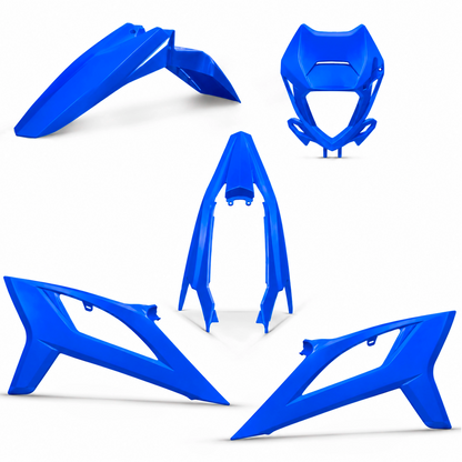 Kit de carénage Beta RR 50 >2021 blanc brillant 5 pièces Allpro
