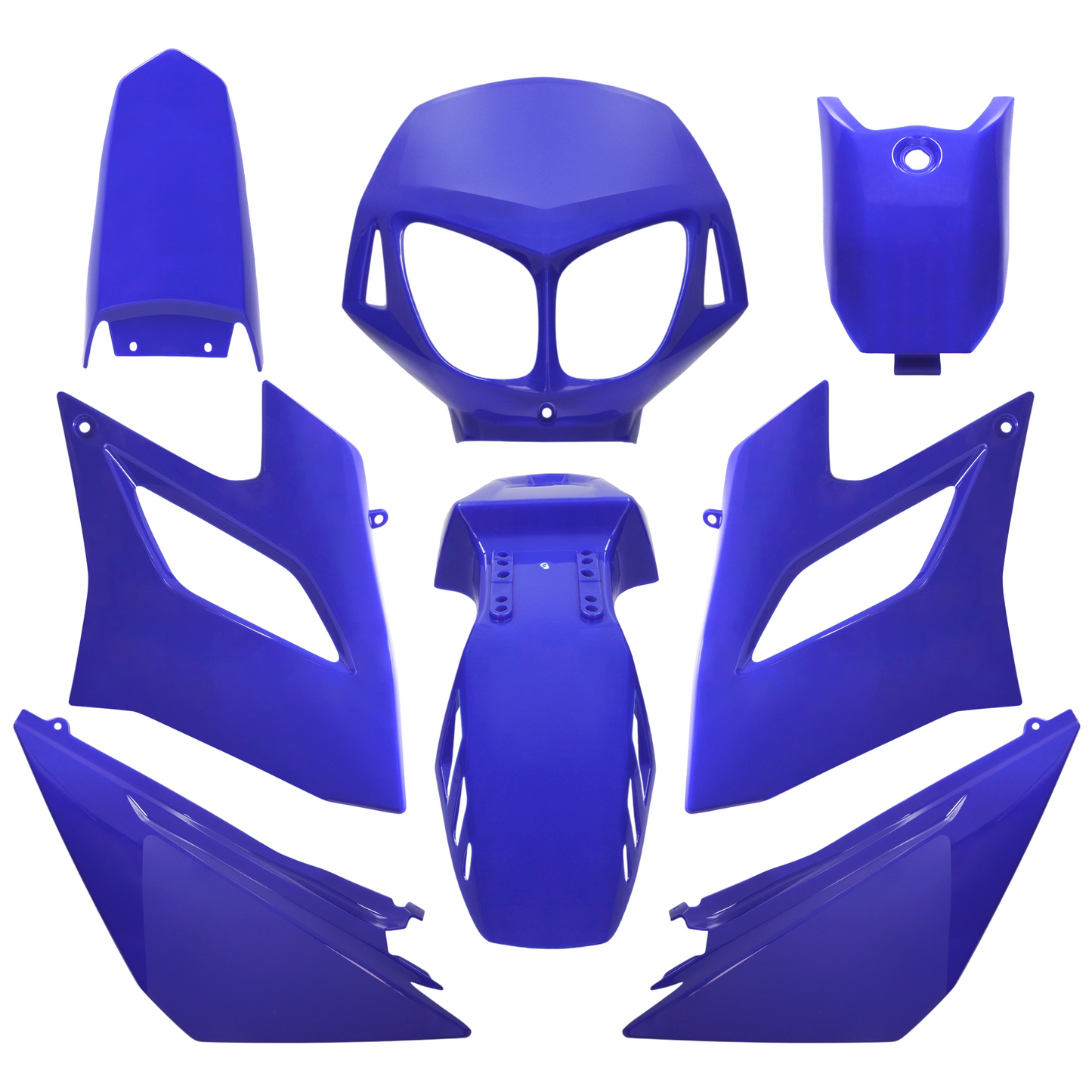 Kit de Carenagens Derbi Senda DRD Racing/Limited 04-10 8 peças injeção AllPro