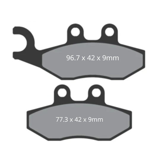 Pastillas de freno Aprilia RS / RX / SX 50 / Derbi Senda DRD Allpro