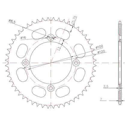 Corona Beta 125 RR 428 Allpro