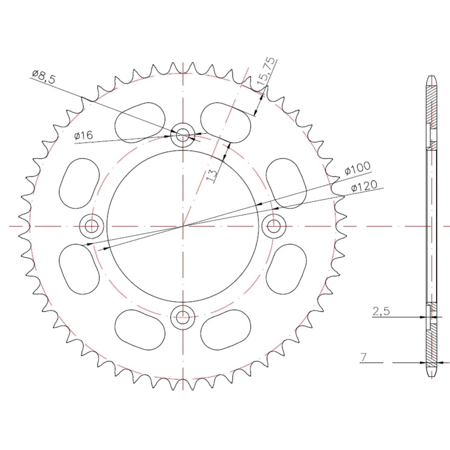 Corona Beta 125 RR 428 Allpro