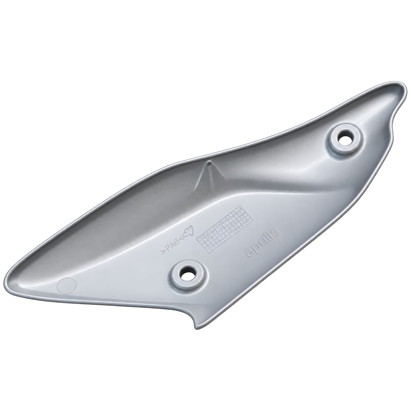 Vista interior del protector de escape Aprilia Sonic 50 98-08 AP8219425