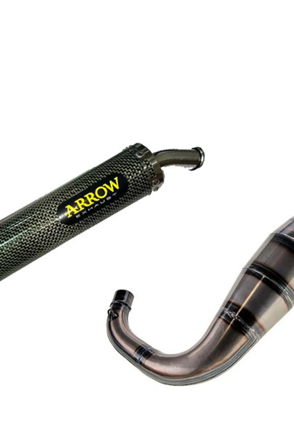 Full exhaust system ARROW with RACING NOT HOMOLOGATED MANIFOLD and muffler  silencer INDY RACE EVO ALUMINIUM サイレンサー arrowフルエキゾーストシステムラウンドカーボンレースAprilia RS 50レプリカ1999 99 ARROW FULL EXHAUST SYSTEM ROUND CARBON RACE APR