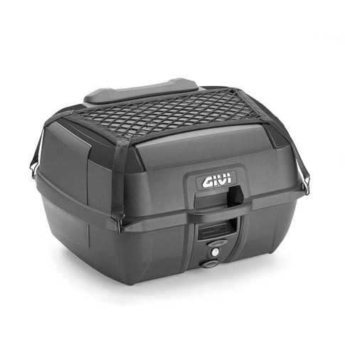 Baúl Monolock 45L negro reflectores negros B45 Givi B45B+