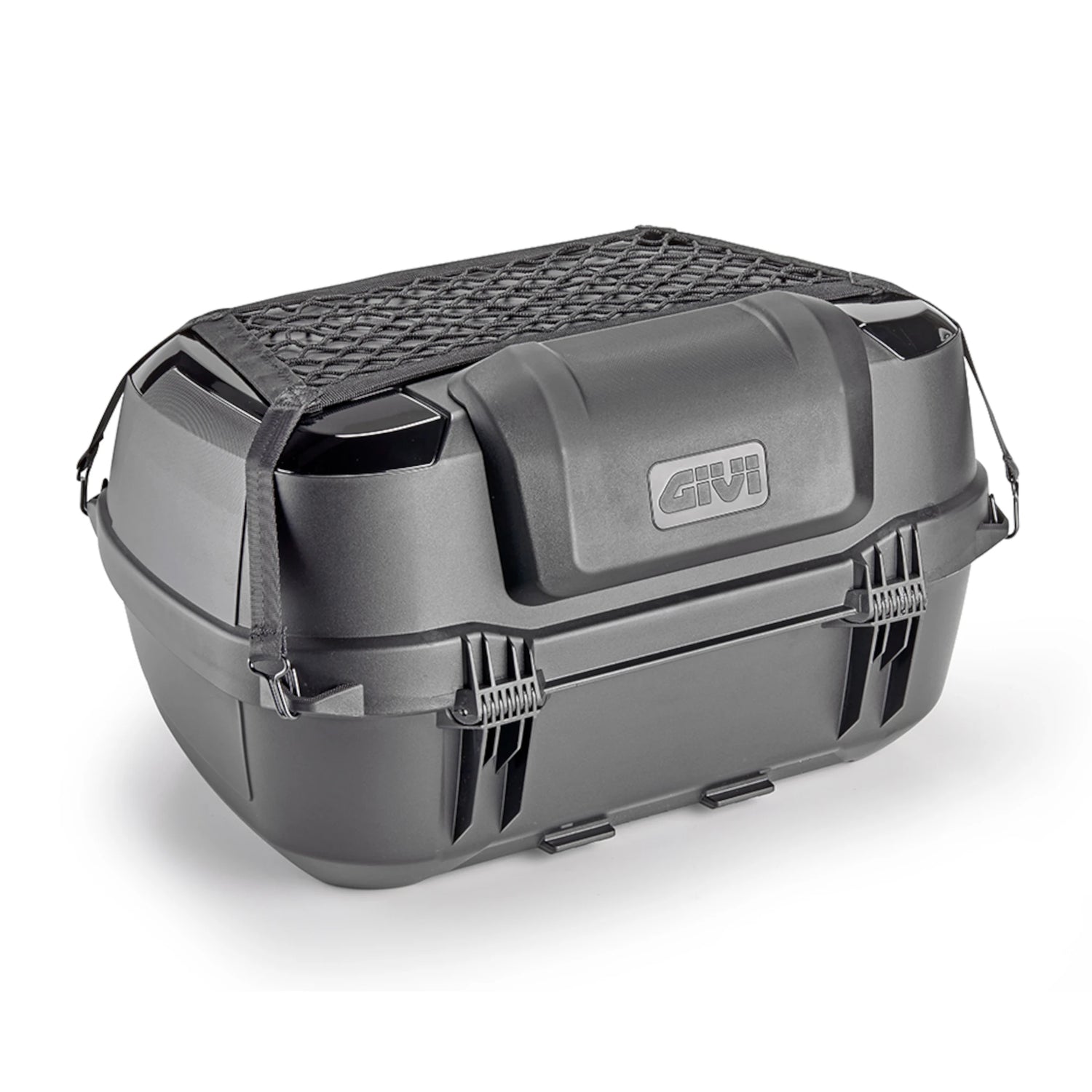 Baúl Monolock 45L negro reflectores negros B45 Givi