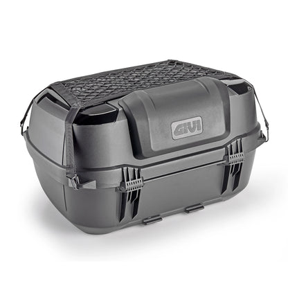 Baúl Monolock 45L negro reflectores negros B45 Givi