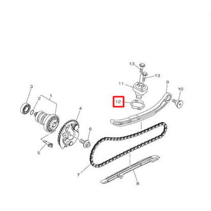 Yamaha N-Max / X-Max 125 21-26 drive belt gasket 