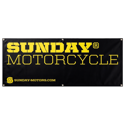 Banner YCF 200x80 cm - Black/Yellow