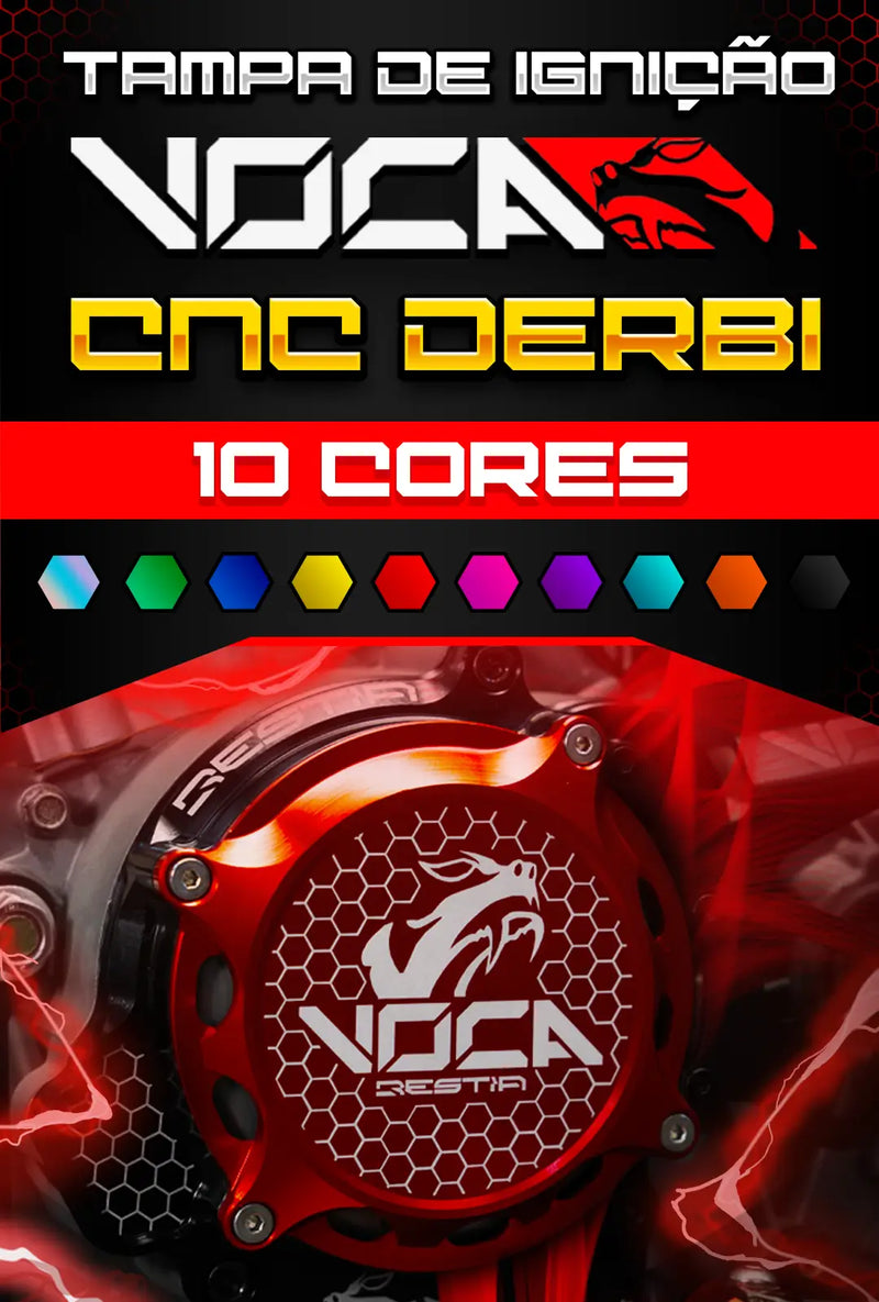 tampa de ignição derbi CNC VOCA