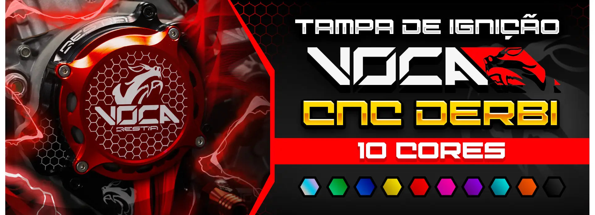 tampa de ignição derbi CNC VOCA