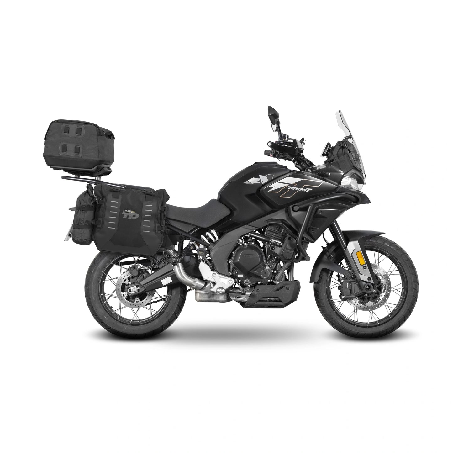 Fixações laterais 4P Shad Cf moto 700MT / Adv 25-26 