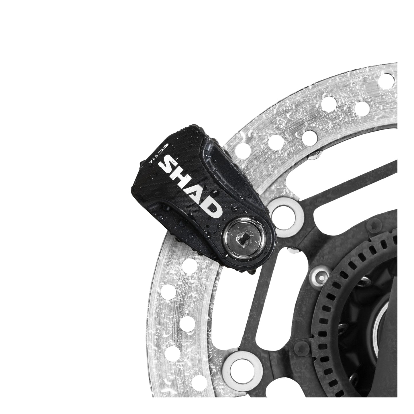 Cadeado anti-roubo de disco Shad SC61A - preto 