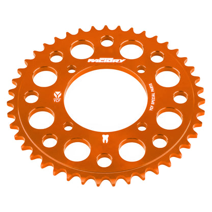 Couronne Pitbike 420 4 trous Aluminium YCF