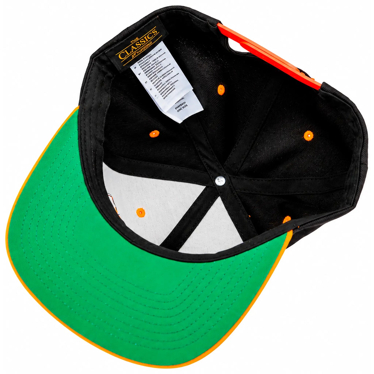 Gorra Stage6 Snapback - Negro/Naranja