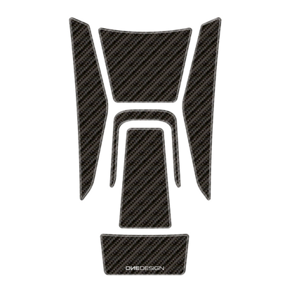 Protector central de depósito BMW F 900 XR 2020–2024 resina negra autoadhesiva protección arañazos