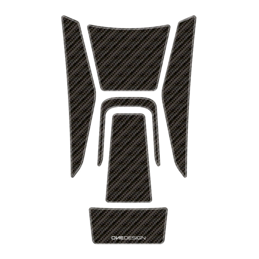 Protector central de depósito BMW F 900 XR 2020–2024 resina negra autoadhesiva protección arañazos
