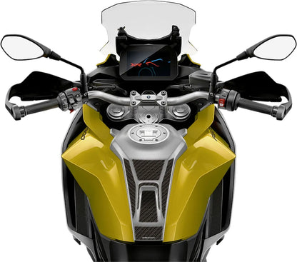 Protector central de depósito BMW F 900 XR 2020–2024 resina negra autoadhesiva protección arañazos