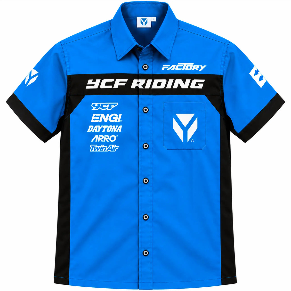 Camisa YCF Riding Men's - Azul