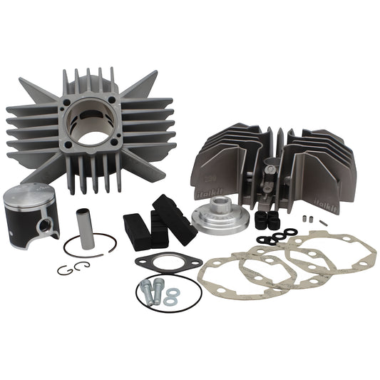 Cylinder and Italkit 74cc cylinder head Derbi Variant Start / Start 5 d.48mm 