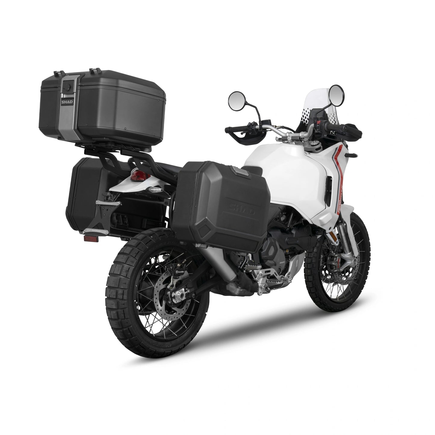 Fixações laterais 4P Shad Ducati DESERT X 937 22-26 