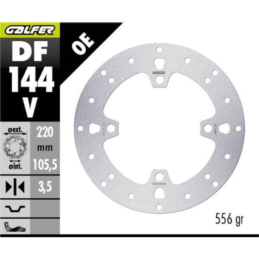Disco de freno delantero Honda PCX 125 18-20 Galfer DF144V