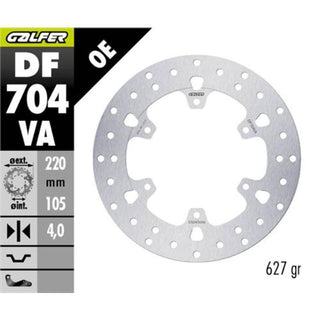 Disco de freno delantero Vespa GTS 125 / 300 Galfer DF704VA