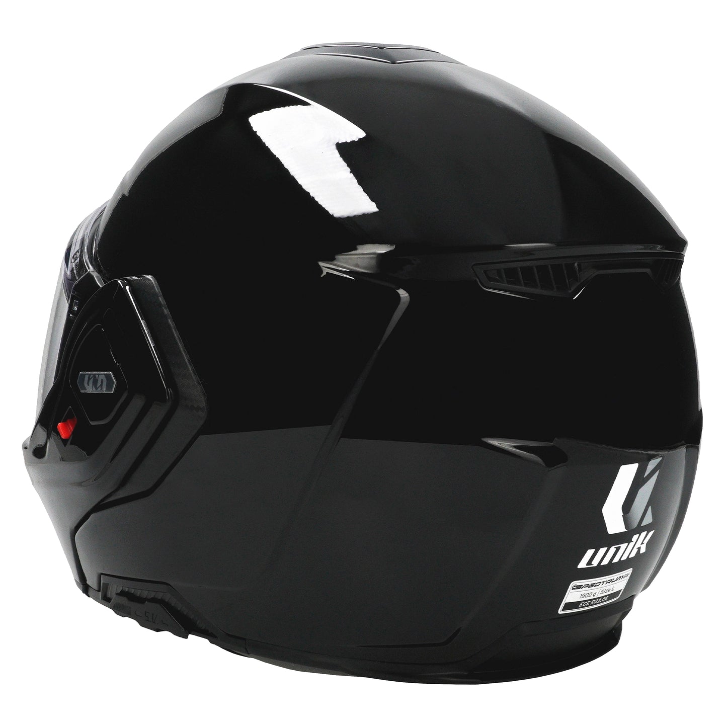 Casco Unik Spectrum DV Solid - Negro Brillo