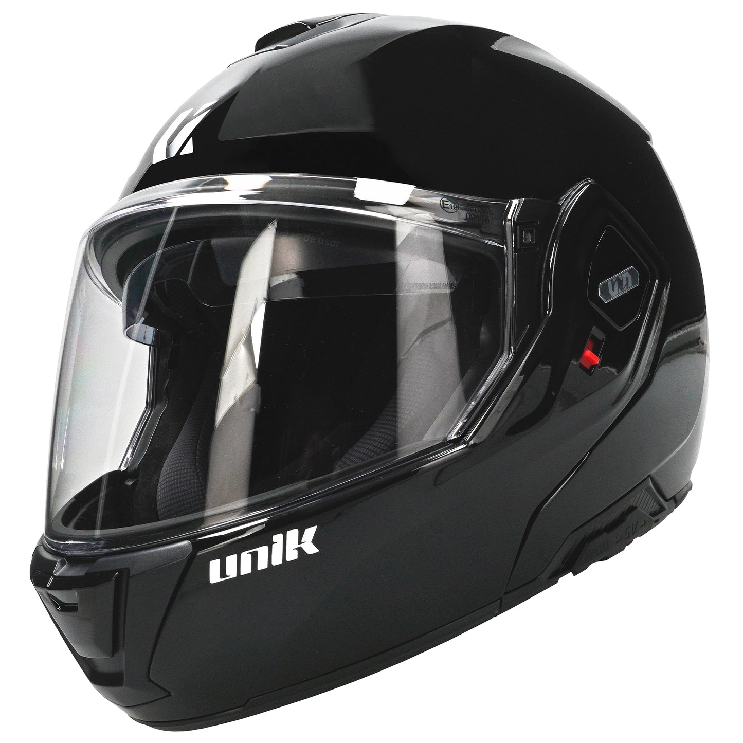 Casco Unik Spectrum DV Solid - Negro Brillo