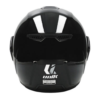 Casco Unik Spectrum DV Solid - Negro Brillo