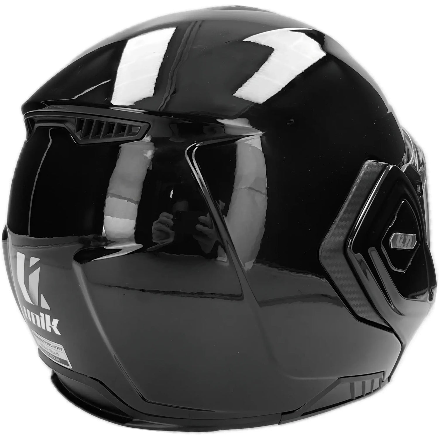 Casco Unik Spectrum DV Solid - Negro Brillo