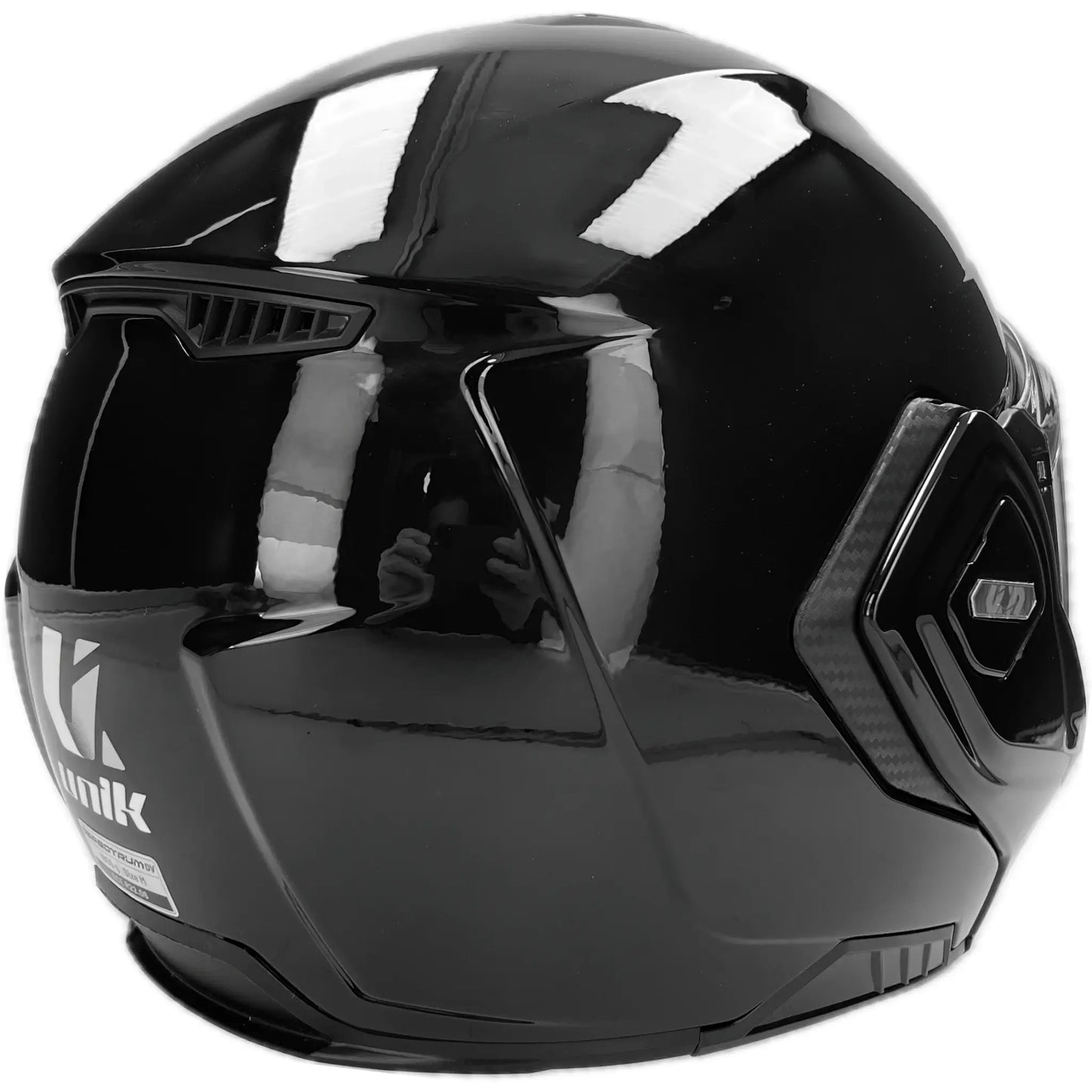 Casco Unik Spectrum DV Solid - Negro Brillo