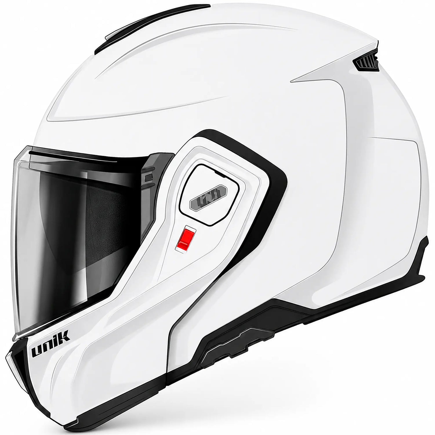 Casco Unik Spectrum DV Solid - Blanco Brillo