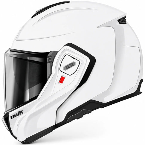 Casco Unik Spectrum DV Solid - Blanco Brillo
