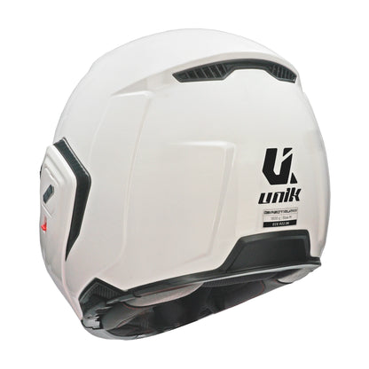 Capacete Unik Spectrum DV Solid - Branco Brilhante
