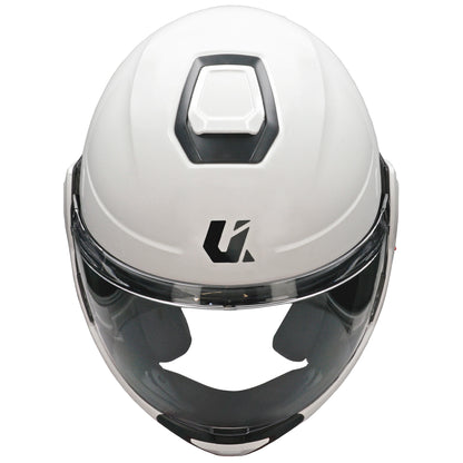 Capacete Unik Spectrum DV Solid - Branco Brilhante