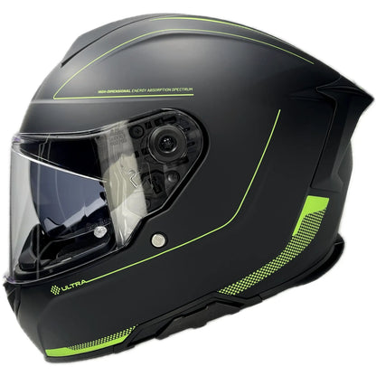 Casco Unik Ultra DV Microdot - Negro/Amarillo