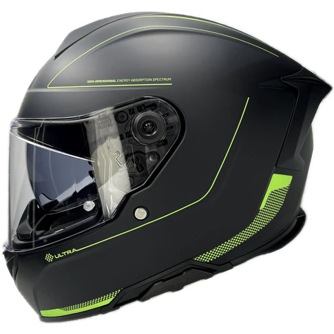 Casco Unik Ultra DV Microdot - Negro/Amarillo