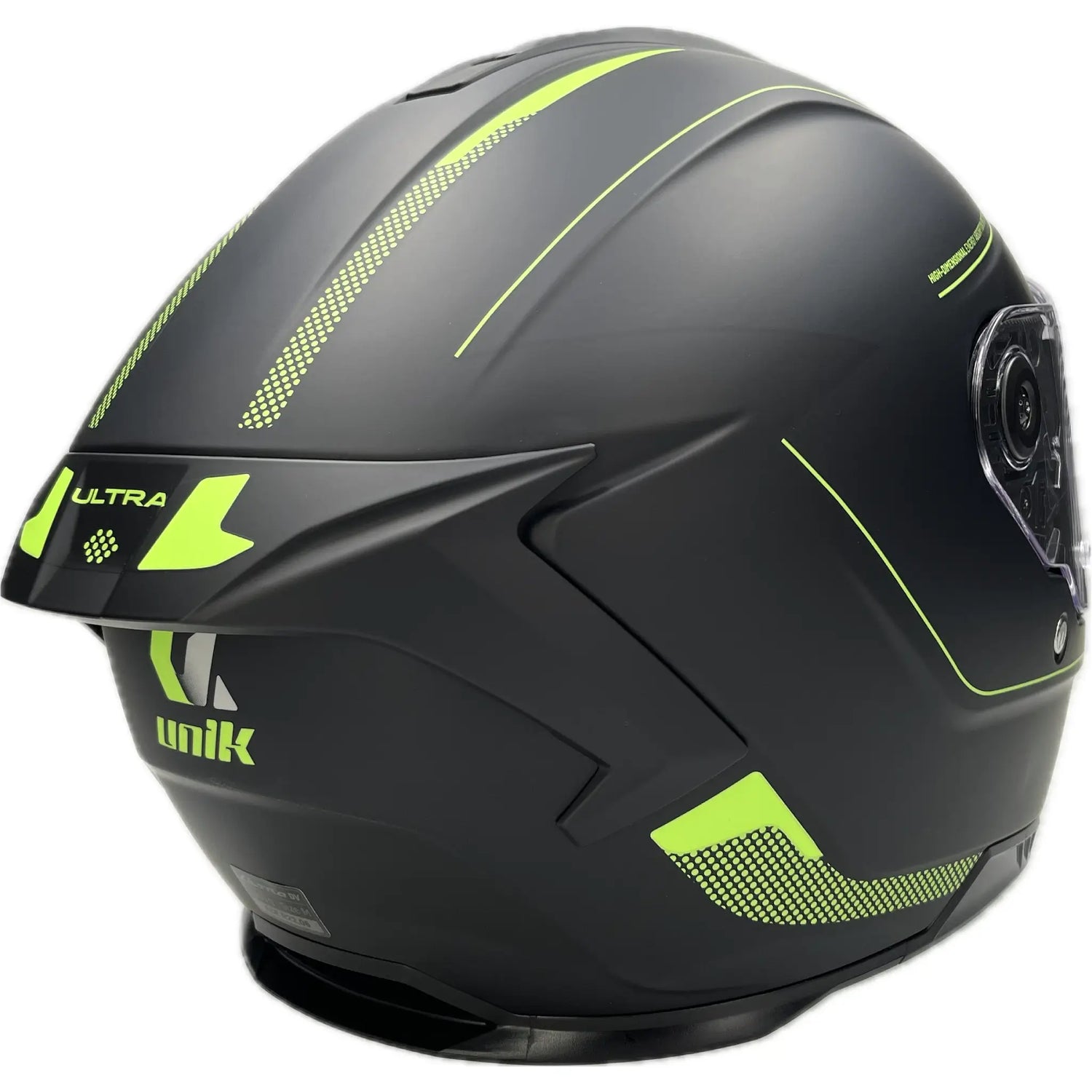Casco Unik Ultra DV Microdot - Negro/Amarillo